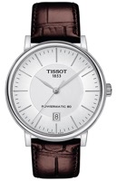 Швейцарские часы TISSOT T122.407.16.031.00 CARSON PREMIUM  Powermatic 80