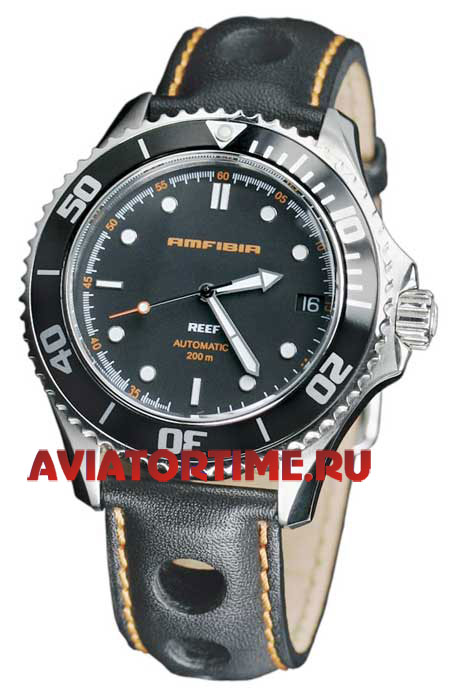 часы восток амфибия 2416/080491 reef-black черный риф наручные российские часы с автоподзаводом