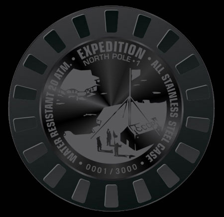 Крышка часов Востк Европа Экспедиция-2 Северный полюс-1 с NH35A.