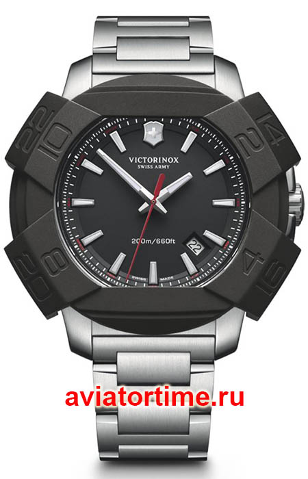 Мужские швейцарские часы Victorinox 241723.1 I.N.O.X. с бампером