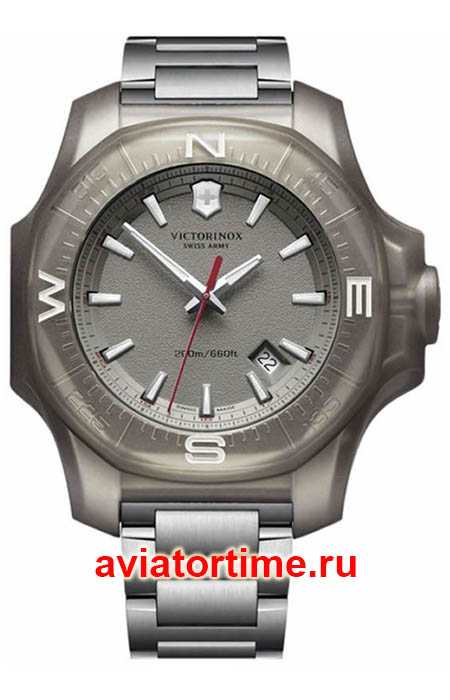 Мужские швейцарские часы Victorinox 241739 I.N.O.X. с бампером