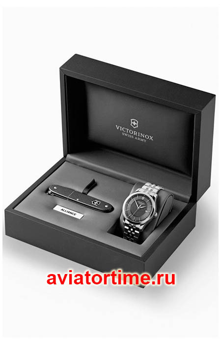 Мужские швейцарские часы Victorinox 241801.1 Alliance в коробке